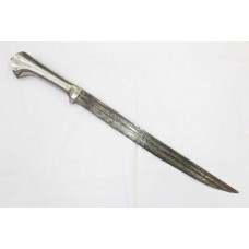 Antique Dagger Knife Old Damascus Sakela Steel Blade & Handle Handmade Gift C870